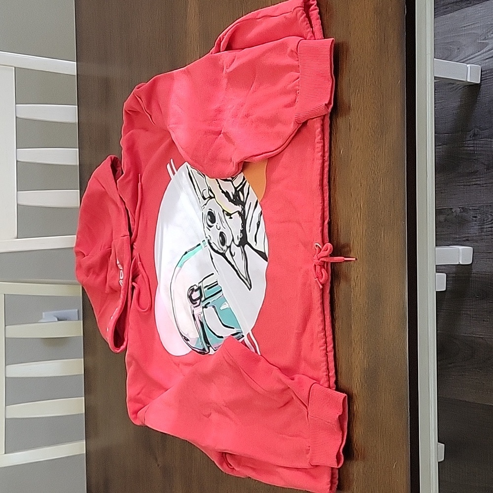 Star Wars Grogu and The Mandalorian Pull over Hoodie